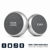 EWA A110 Speaker Portabel dengan Kabinet Logam Subwoofer Kreatif Mini 'Cannon' Speaker Outdoor dengan Slot Kartu