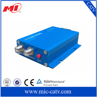 TV-ontvangers Laser Versterker 1550nm FTTH Binnen Optische Ontvanger Node AGC CATV met SC/APC Connector en 1.0dB Pass Loss