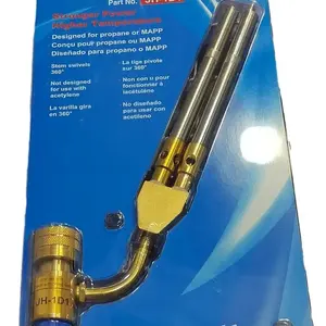 Lasbrander Gas Turboorts Met Slang, Propaan Fakkel Handslangkit Voor Kaart Pro Cilinders Solderen Lassen Sanitair Aan