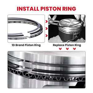ディーゼルエンジンピストンリングキット4G63 85mm MD040640 MD041580三菱用 - Product Image 4