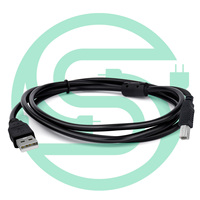 Kabel Printer USB Data Sync Langsung dari Pabrik 1.5m 3m 5M 10M HITAM USB 2.0 AM ke BM untuk Komputer
