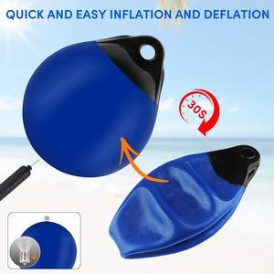 Defensas para Barcos Bosket Factory, Protectores de Impacto para Embarcaciones con Cuerdas, Agujas y Bomba para Inflar, Aptos para Yates, Dingis de Vela y Embarcaciones de Pesca - Product Image 5