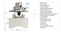 Pour BAi tête unique casquette chapeau ordinateur Machine à broder nouveau Service de Machine à broder plat industriel numérique à vendre