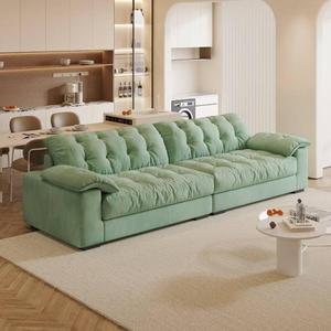 Divano da <span class=keywords><strong>soggiorno</strong></span> Premium popolare divano di lusso <span class=keywords><strong>moderno</strong></span> Cloud mobili <span class=keywords><strong>per</strong></span> la casa bianco crema tessuto Design divano <span class=keywords><strong>per</strong></span> la stanza - Product Image 4