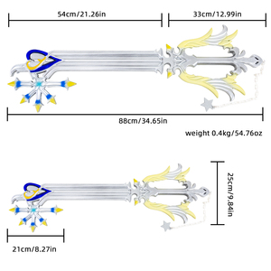 Épée-clé Aile d'Ange Fantastique en PU - Arme de Cosplay Style Sora Oathkeeper - Product Image 6