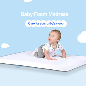 Colchón de algodón orgánico para <span class=keywords><strong>cuna</strong></span>, impermeable, transpirable, hipoalergénico, duradero, diseño de espuma plegable, estilo moderno para niños pequeños y bebés - Product Image 2