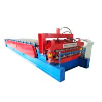 Machine de formage de tuiles de toiture à double couche entièrement automatique, machine de production de tuiles de toiture vernissées et ondulées, ligne de production de carreaux de sol