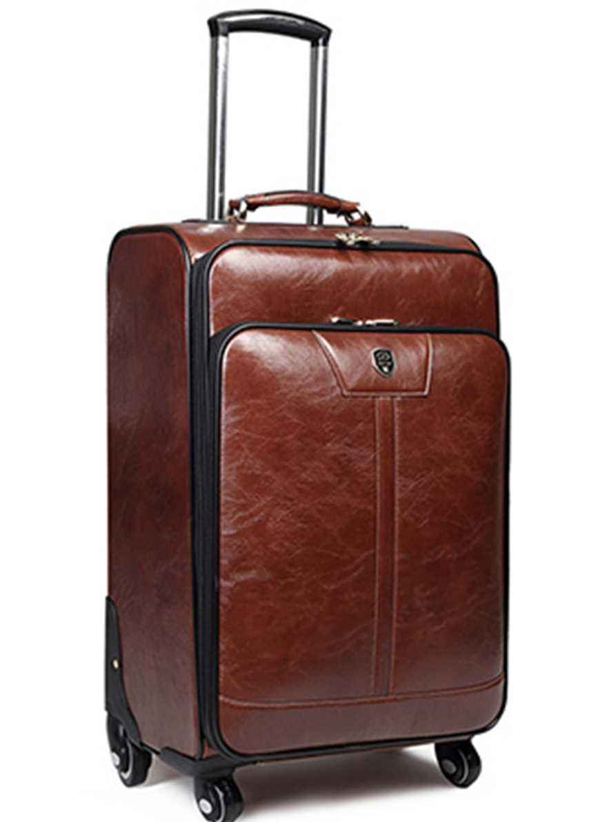 Professional Vintage Leather Trolley Bags for Wholesales - Durable