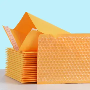 Kraft Bubble Mailer Paper Mailng Bag Eco-friendly Custom Colored Padded Mailing Envelopes For Express Delivery