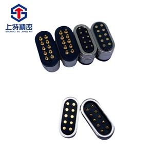 Üretici toptan 10pin bağlayıcı Pogo pin erkek ve dişi soket araba şarj Tablet güç konektörü - Product Image 2