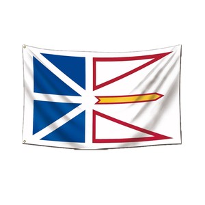 Bandera de Nueva Funda <span class=keywords><strong>y</strong></span> Tierra de la Mancomunidad de <span class=keywords><strong>Labrador</strong></span>, 3x5 pies, poliéster, una sola cara, 2 ojales, para decoración de exteriores, patio, casa, jardín, poliéster duradero - Product Image 1