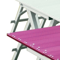 Concours de toilettage extérieur nouvelle table pliante pour animaux de compagnie Salon pour petits animaux Table pliante extérieure en aluminium pour animaux de compagnie