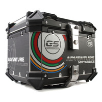 Boîte de livraison en alliage d'aluminium 36L 45L 55L 65L maleta para moto moto boîte de queue