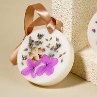 Marque privée Vente en gros Cadeau de Noël fait main personnalisé Fleurs séchées Décoration intérieure Comprimés de cire parfumée Fondant à la cire