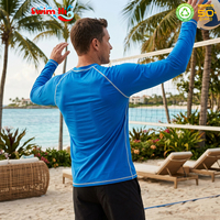 Fabricant de vêtements de surf à séchage rapide pour hommes, protection UV UPF 50+, manches longues, pour la pêche