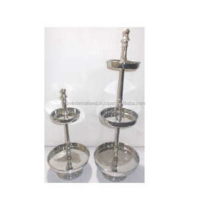 Support à gâteau personnalisé brillant et poli pour outils de décoration de gâteau Support à gâteau à 3 et 2 niveaux pour l'affichage et la présentation - Product Image 5