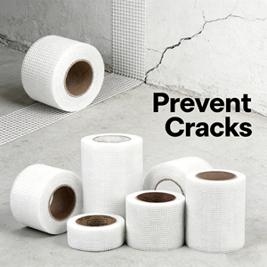 Selfadhesive C-Glass <b>Alkali</b> Free Mesh Tape for Interior Wall Anti-Crack Puttying with Cutting Service - Product Image 4