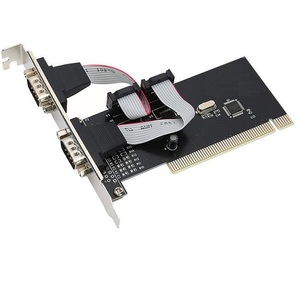 Thẻ Nối Tiếp <span class=keywords><strong>PCI</strong></span> Cổng Kép <span class=keywords><strong>PCI</strong></span> Sang DB9 Bộ Điều Hợp Mở Rộng Cổng COM COM Cho Máy Tính Để Bàn - Product Image 1