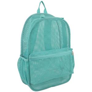 Zaino in rete trasparente di alta qualità con Logo personalizzato scuola femminile e da trekking-porta borse da viaggio chiusura a cerniera - Product Image 5