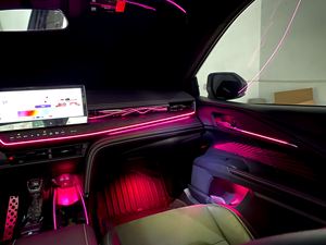 Iluminación ambiental Dinámica de 64 colores para Toyota Camry 9th Gen 2024 2025, Kit de actualización de iluminación <span class=keywords><strong>LED</strong></span> para <span class=keywords><strong>Interior</strong></span> de coche, accesorios - Product Image 2