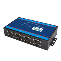 Serveur multi-série industriel 8 ports, convertisseur RS232 vers Ethernet avec passerelle ModBus TCP & MQTT, alimentation CC 9-36V, montage sur rail DIN
