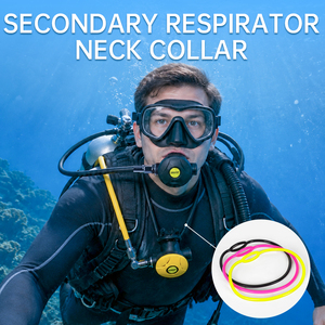 Correa de sujeción de silicona y nailon de grado alimenticio para regulador de buceo, fuente de aire secundaria, antipérdida, soporte para octopus BCD - Product Image 1