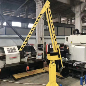 קטן 1t slew מנוף עבור מכונת כלי עיבוד ליבה עם תיבת הילוכים מוטורית ומנוף איזון קטן - Product Image 1