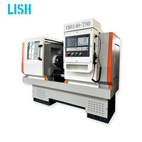 Tour CNC horizontal à 2 axes de haute précision CK6140 de qualité supérieure, vente en gros à prix abordable, avec une longueur de pièce de travail de 750 mm