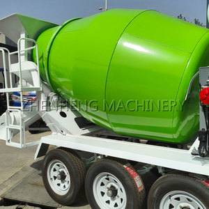 Costo Personalizado para Mezcladora de Concreto Montada en Remolque de 3 CBM |   Conducción a <span class=keywords><strong>Gasolina</strong></span> y Configuración de Neumáticos Múltiples - Product Image 2