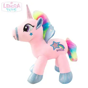 Güzel sevimli Pnik unicorn bebek ins web ünlü bebek çocuk güzel peluş oyuncak unicorn yastık kızın kalp tatil hediye bebek