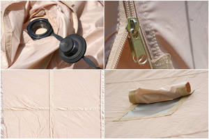 Carpa Inflable para Exteriores, Impermeable y Resistente al Viento, para 4 Estaciones, con Viga de Aire, Amplio Espacio para 4-6 Personas - Product Image 6