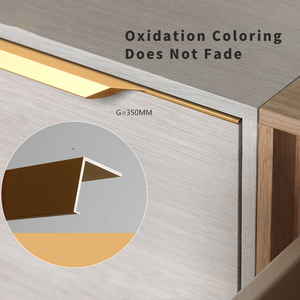 Manufacturer Direct for Closet Hidden Kitchen Handle Aluminum Alloy Handle Cabinet <strong>Drawer</strong> Furniture Modern <strong>Drawer</strong> - Product Image 5