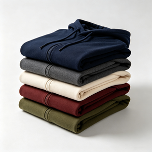 เสื้อฮู้ดซิปแบบหนาพรีเมียมขายดีที่สุด ผลิตตามสั่ง ขายส่งจากโรงงาน - Product Image 2