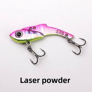 Nouveau poignée incurvée en alliage de Zinc appât dur Vib faux appât artificiel pour les Techniques de pêche de fond de carpe pour le poisson-chat de saumon <span class=keywords><strong>Marlin</strong></span> - Product Image 6