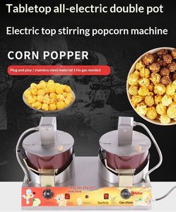 Machine à <span class=keywords><strong>Popcorn</strong></span> Commerciale Automatique à Double Cuve pour Bar à Snacks et Fêtes - Product Image 3