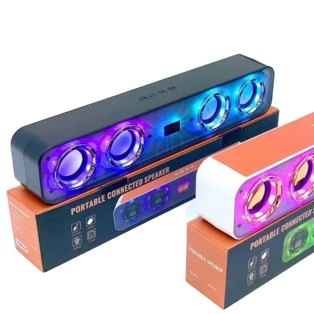 New Creative HY108 RGB Light Wireless Speaker Home Desktop Soundbar Bluetooth Speaker