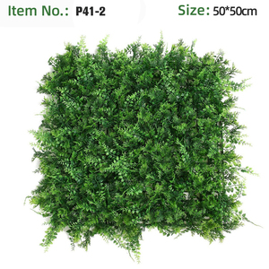 Panneaux muraux de plantes artificielles 50x50cm en gros pour aménagement paysager et terrasses, décor de jardin vertical - Product Image 5