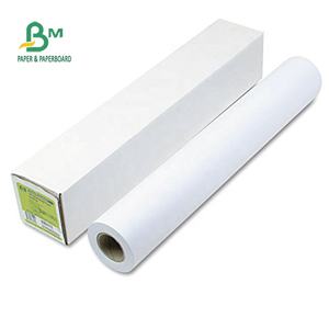 2 pulgadas 3 pulgadas ore ustom Ize ncoated 36 ''x 150m 20lb ITE Hite CD D lolotter aper oll Fo Textile rawing - Product Image 4