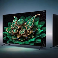 Téléviseur intelligent 50 pouces LED Smart TV 4K UHD 120Hz Taux de rafraîchissement Système intelligent Android Téléviseur pour hôtel Noir