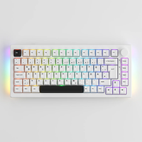 AKKO 5075B Plus 75% ISO Layout Gasket Mount PBT Doubleshot Keycaps mekanik nirkabel Keyboard