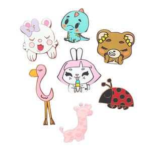 Pins de Solapa Personalizados de Esmalte Suave Ecológicos, Plateados, con Logotipo de Dibujos Animados, Insignia de Aleación de Zinc, Fabricante de Regalos Conmemorativos - Product Image 3