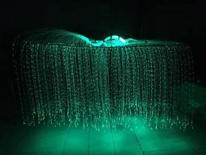 Câble en PMMA <span class=keywords><strong>POF</strong></span> 0,75 mm, faisceau de fibres optiques en plastique, fibres à extrémité scintillante, éclairage décoratif émettant de la lumière - Product Image 2