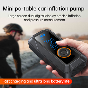 Electric <strong>Tire</strong> <strong>Inflator</strong> 150PSI Digital Screen <strong>Cordless</strong> Air Pump for Car Motorcycle Bicycle Outdoor Use - Product Image 4