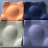 Vente d'usine - Panneau mural acoustique moderne 3D en fibre de polyester PET - Absorption acoustique hautement efficace pour salon et chambre à coucher