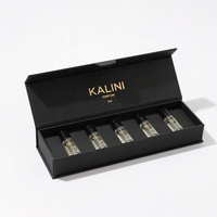 Flacon pulvérisateur en verre de luxe personnalisé et unique, 15 ml, vide, avec boîte, pour soins de la peau, perruques, mascara et diffuseur à bâtonnets