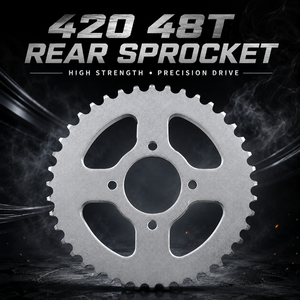 Pignon arrière de moto 420 chaîne 48 dents 52mm, compatible avec les quads chinois, motos tout-terrain et pièces détachées moto - Product Image 1