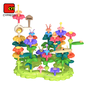 Hot Sale Preschool Garden Toys <strong>Flower</strong> Building Toys <strong>Flowers</strong> Stacking <strong>Games</strong> Play Set for Kids - Product Image 1