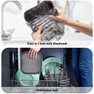 Nuovi Rivestimenti in Silicone Riutilizzabili <span class=keywords><strong>per</strong></span> <span class=keywords><strong>Friggitrice</strong></span> <span class=keywords><strong>ad</strong></span> <span class=keywords><strong>Aria</strong></span>, <span class=keywords><strong>Accessori</strong></span> Sostitutivi <span class=keywords><strong>per</strong></span> Fogli di Carta da Forno - Product Image 4