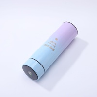 FANGYUAN Termo Inteligente con Pantalla LED de Temperatura, Botella de Agua de Acero Inoxidable de 16 oz, Frasco de Vacío al Mejor Precio al por Mayor