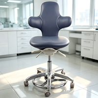 Tabouret de Médecin Ergonomique à Commande au Pied, Mousse Moulée Haute Densité, Plusieurs Couleurs Disponibles pour Usage Médical, Spa, Laboratoire